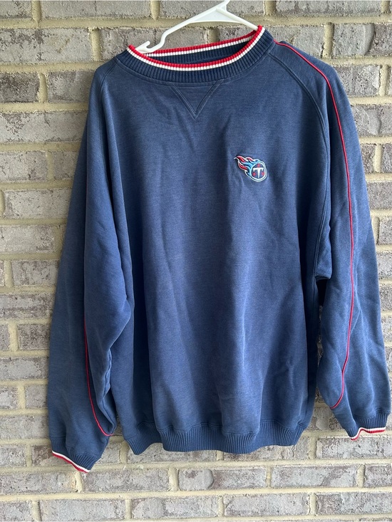 Puma Other - Vintage Tennessee Titans NFL Embroidered Crewneck Sweatshirt Striped Piping XXL